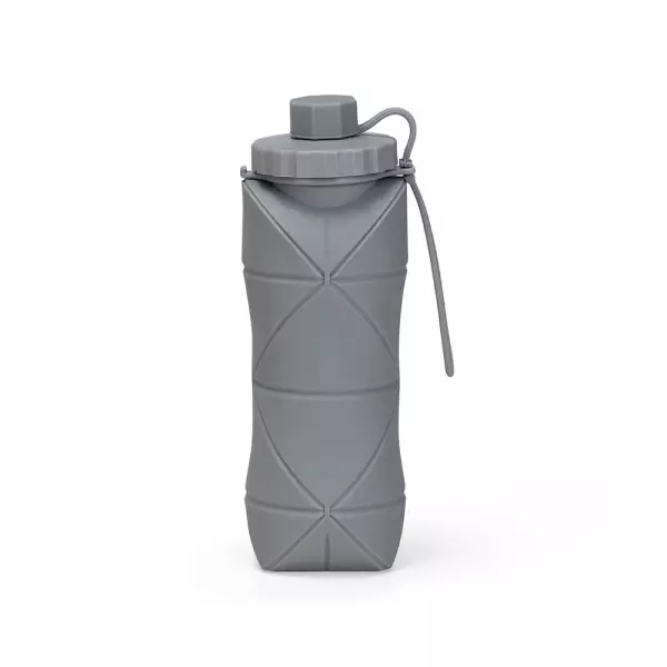 Garrafa Dobrável Silicone 600ml Personalizada 