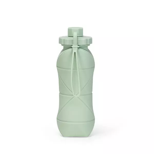 Garrafa Dobrável Silicone 600ml Personalizada 