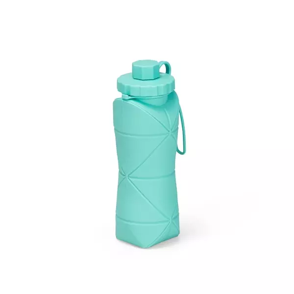 Garrafa Dobrável Silicone 600ml Personalizada