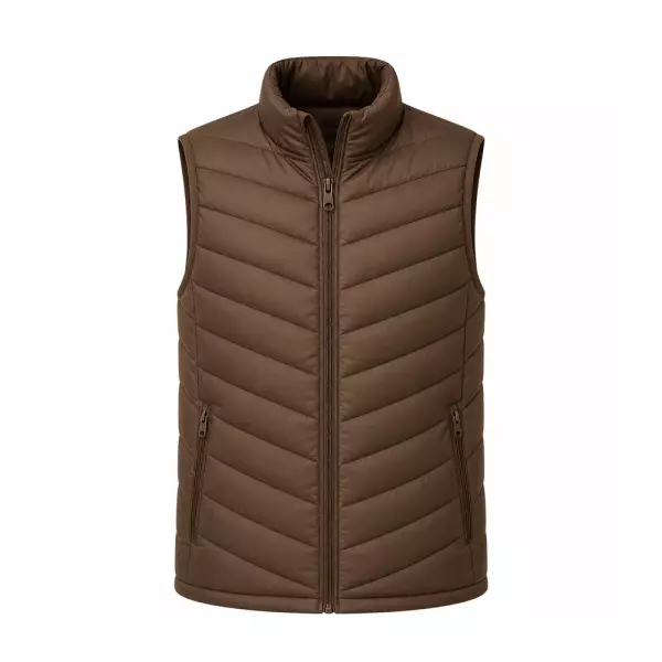 Colete Puffer Personalizado Marrom