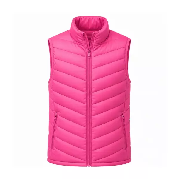 Colete Puffer Personalizado Rosa Pink