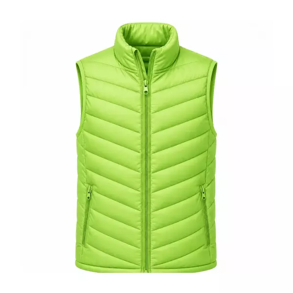 Colete Puffer Personalizado Verde Claro