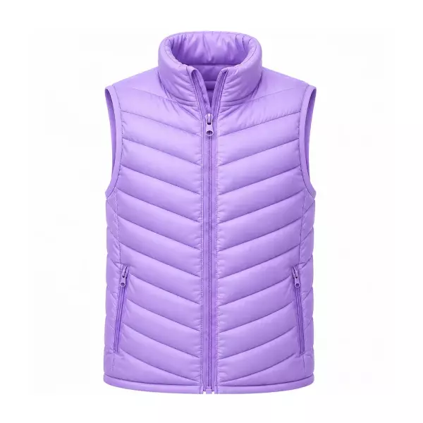 Colete Puffer Personalizado Lilás