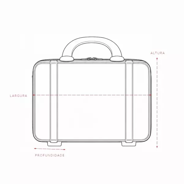 Frasqueira Plástica 8L Personalizada 