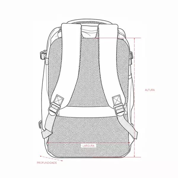 Mochila Nylon 25L Personalizada 