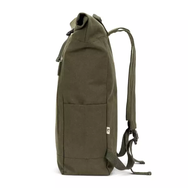 Mochila Roll Top em Algodão Reciclado Personalizada 