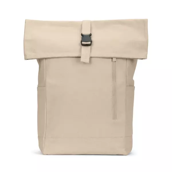 Mochila Roll Top em Algodão Reciclado Personalizada 