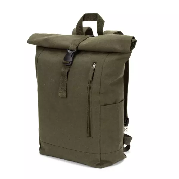 Mochila Roll Top em Algodão Reciclado Personalizada 