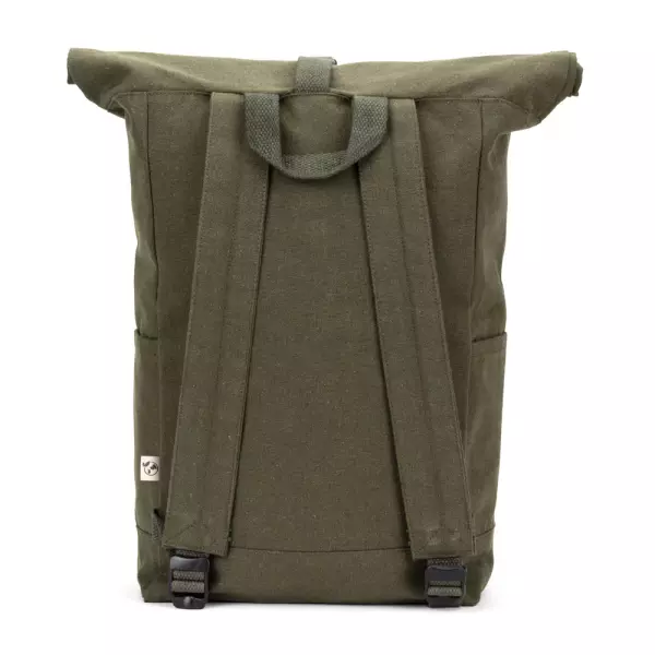 Mochila Roll Top em Algodão Reciclado Personalizada 