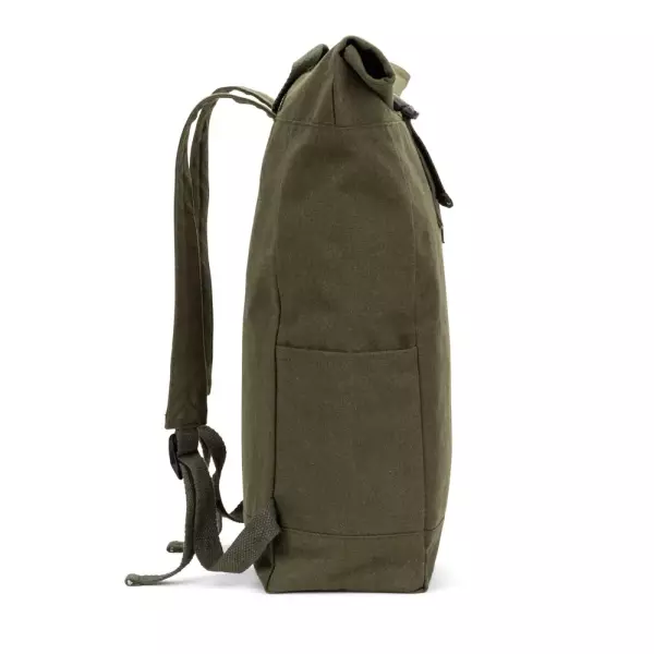 Mochila Roll Top em Algodão Reciclado Personalizada 