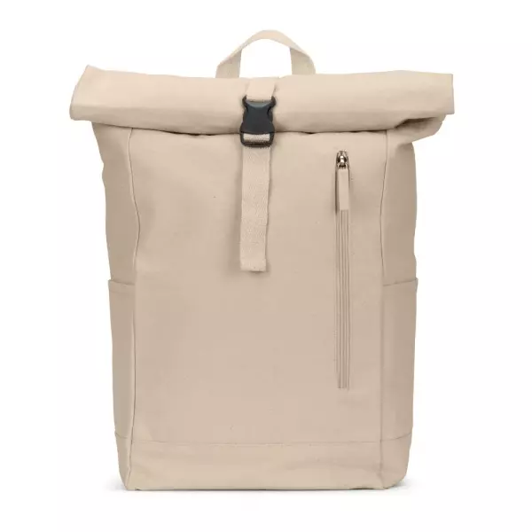 Mochila Roll Top em Algodão Reciclado Personalizada 
