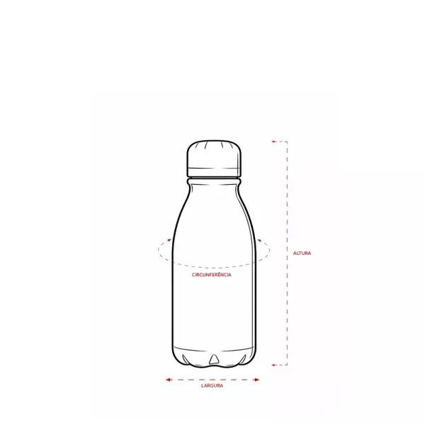 Garrafa de Alumínio 400ml Personalizada 