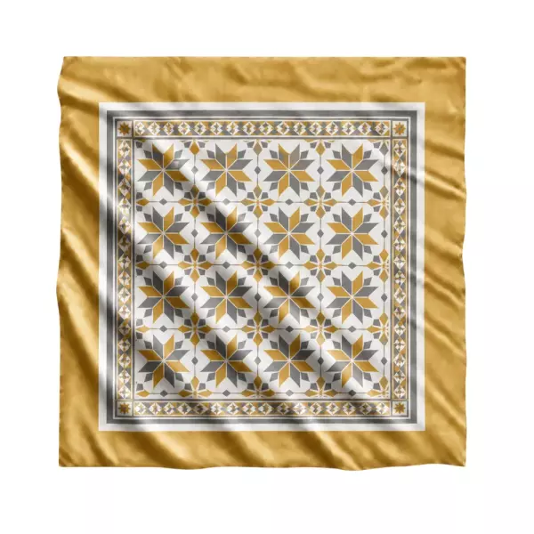 Lenço em Sedinha 100% Personalizado - 100x100 cm 