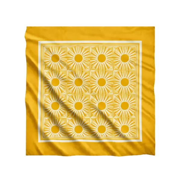 Lenço em Sedinha 100% Personalizado - 100x100 cm 