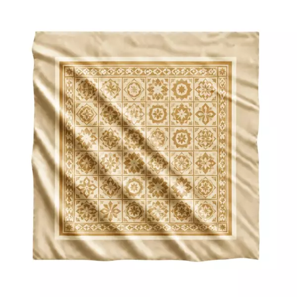 Lenço em Sedinha 100% Personalizado - 100x100 cm 