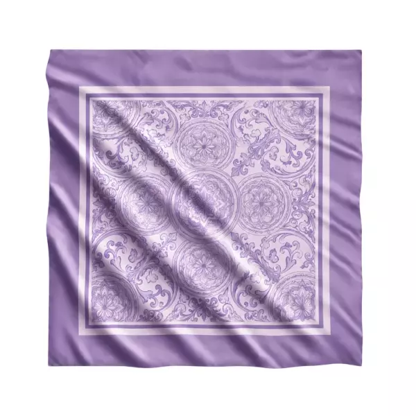 Lenço em Sedinha 100% Personalizado - 100x100 cm 