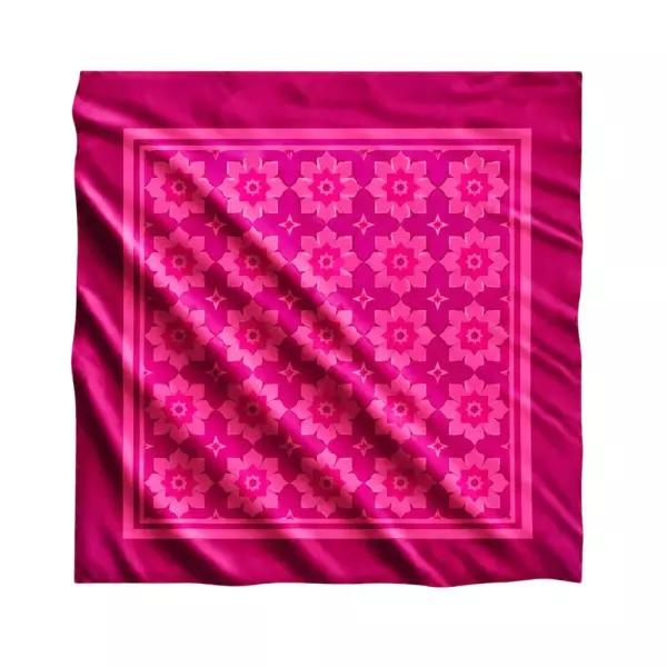 Lenço em Sedinha 100% Personalizado - 100x100 cm 