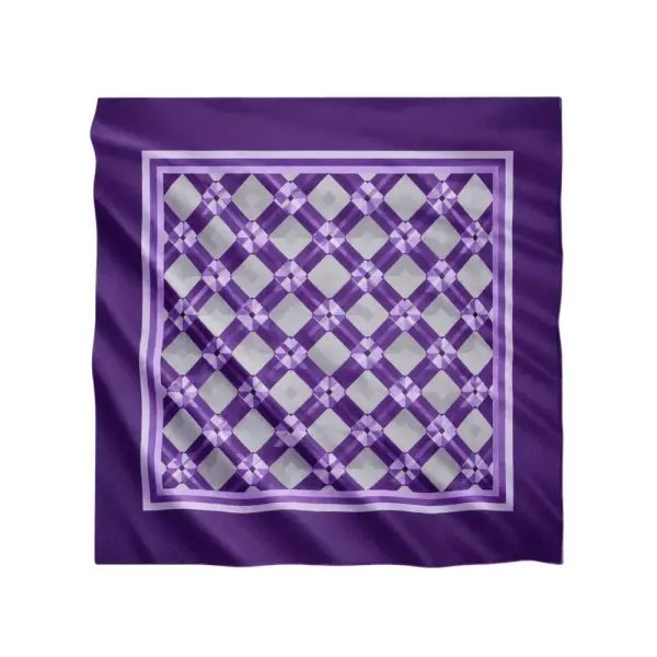 Lenço em Sedinha 100% Personalizado - 100x100 cm 