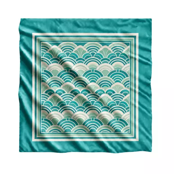 Lenço em Sedinha 100% Personalizado - 100x100 cm 