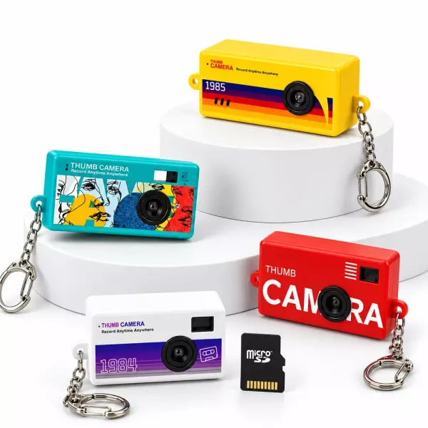 Mini Câmera Retrô Portátil Personalizada Colorido