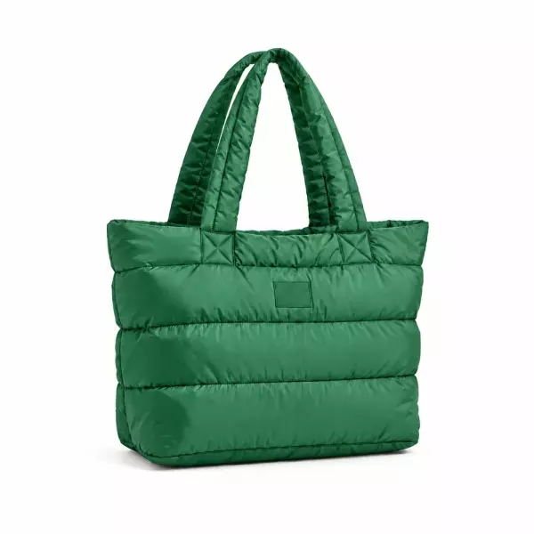 Sacola Puffer para Notebook Personalizada Verde