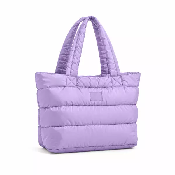 Sacola Puffer para Notebook Personalizada Lilás