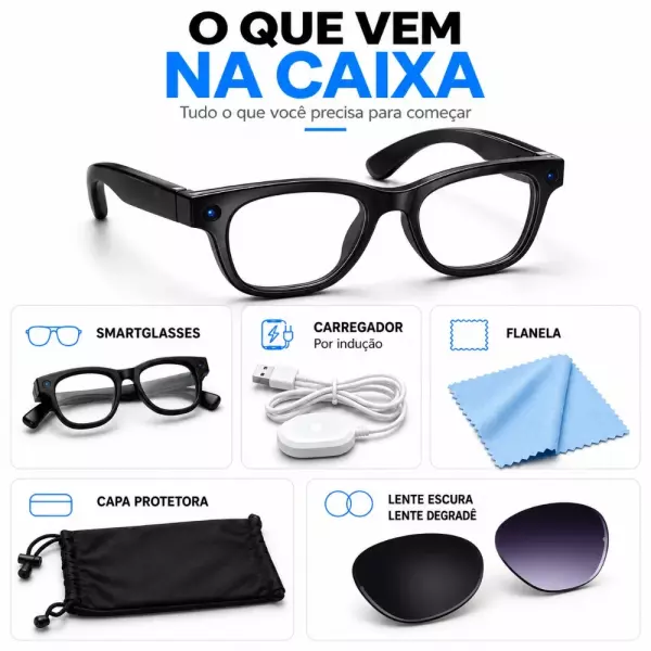 Óculos Inteligente com IA Personalizado 