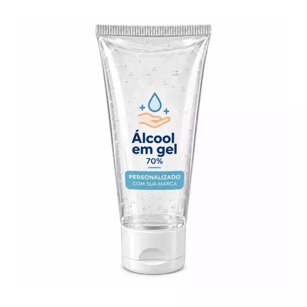Álcool em Gel 70% 60 ml Personalizado 