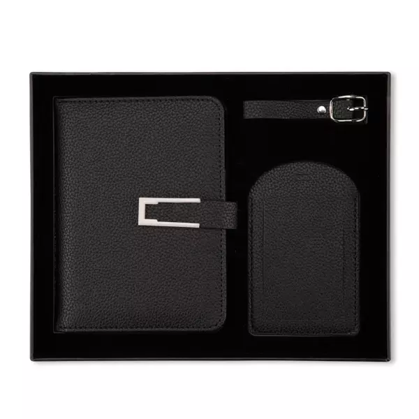 Kit de Viagem 2 Peças Personalizado Preto