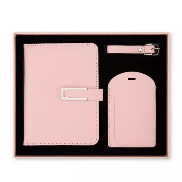 Kit de Viagem 2 Peças Personalizado Rosa