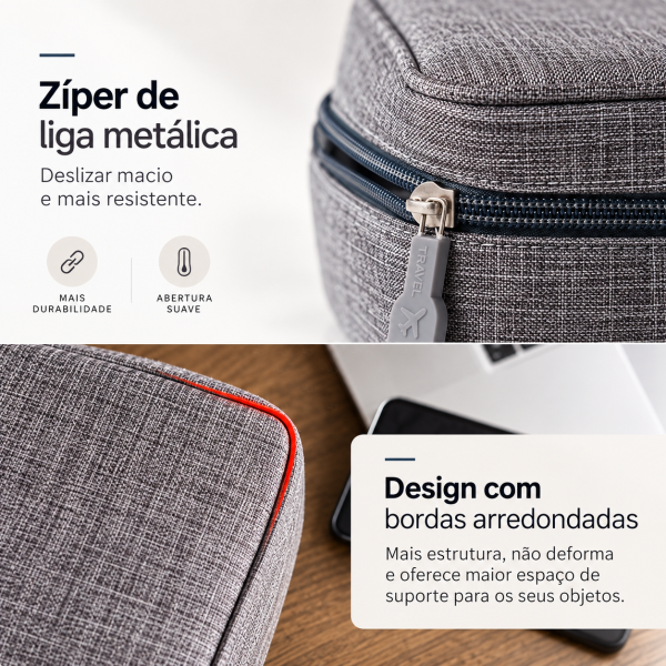 Case Organizador de Cabos e Eletrônicos Personalizado 