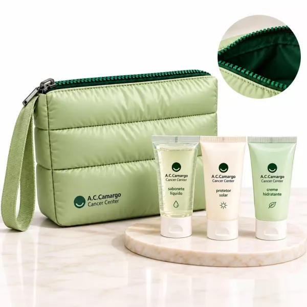 Kit Nécessaire Puffer e Cremes Personalizado