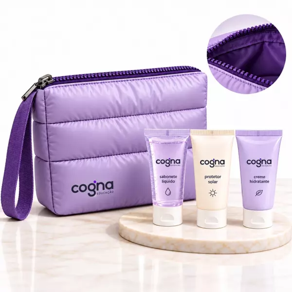 Kit Nécessaire Puffer e Cremes Personalizado 