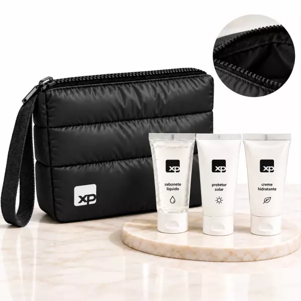 Kit Nécessaire Puffer e Cremes Personalizado 