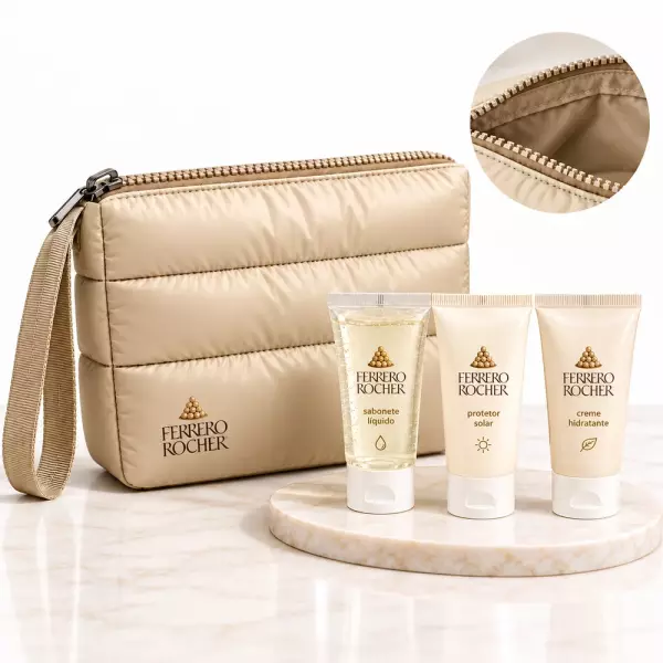 Kit Nécessaire Puffer e Cremes Personalizado 