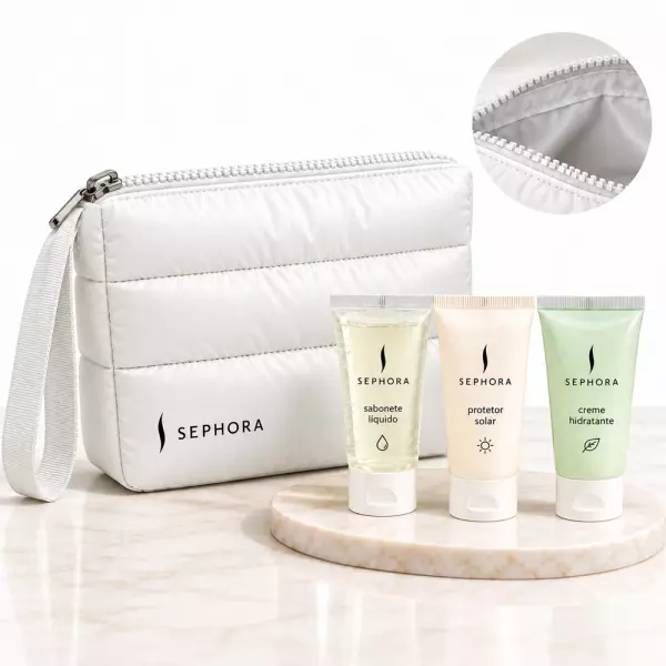 Kit Nécessaire Puffer e Cremes Personalizado 