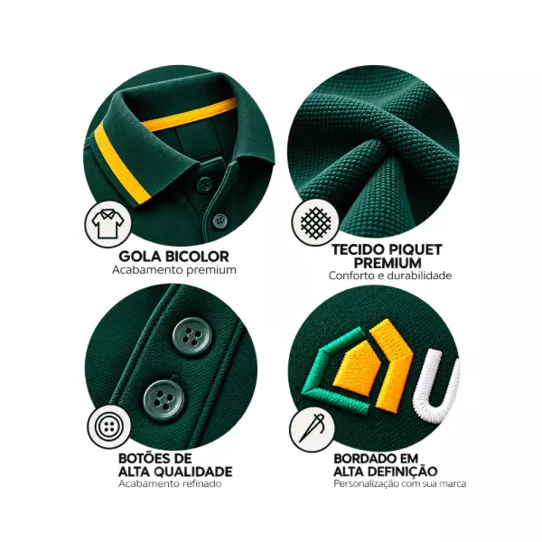 Camisa Polo Piquet Personalizada com Logo 