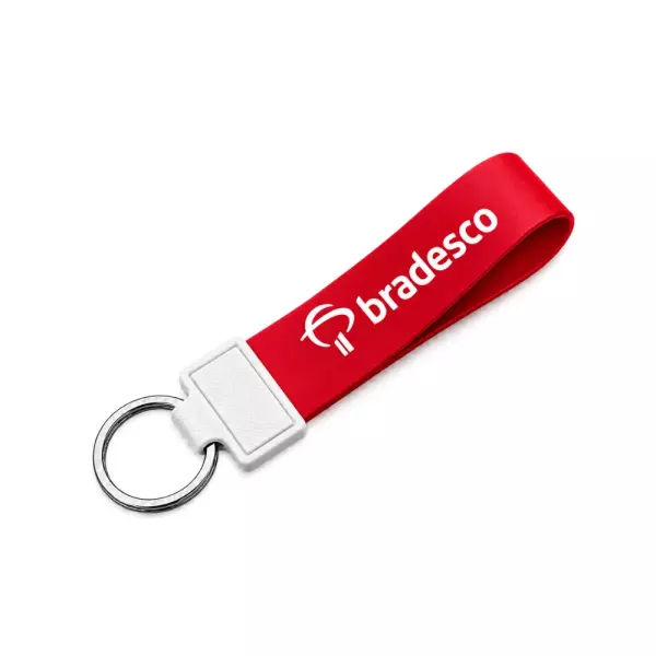 Chaveiro de Tira Bicolor em PVC Personalizado 