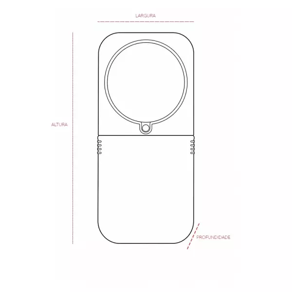 Lupa com Lanterna LED Personalizada 