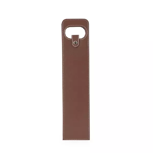 Porta-vinho em Couro Sintético Personalizado 