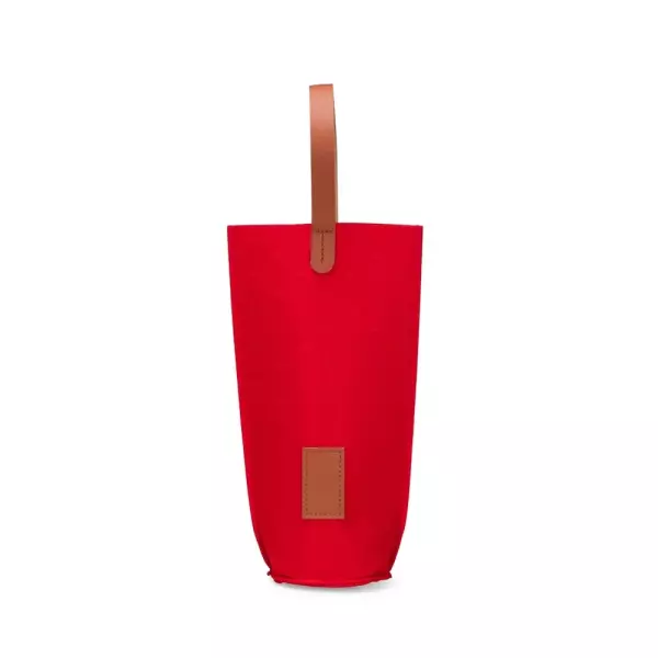 Sacola Porta-Vinho em Feltro com Plaquinha Personalizada 