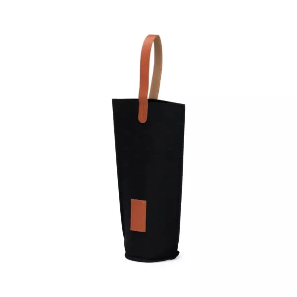 Sacola Porta-Vinho em Feltro com Plaquinha Personalizada 