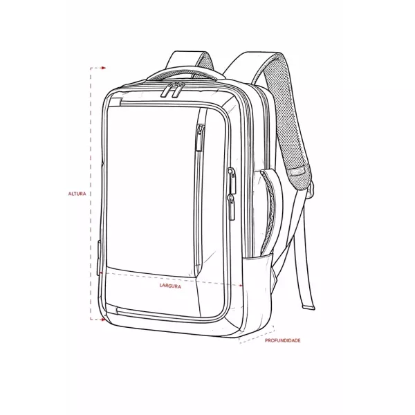 Mochila de Poliéster 21L Personalizada 