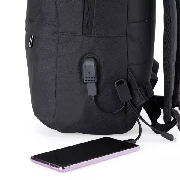 Mochila de Nylon USB 24L Personalizada 