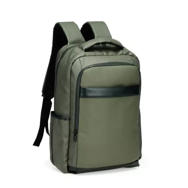 Mochila de Couro Sintético USB 26L Personalizada 