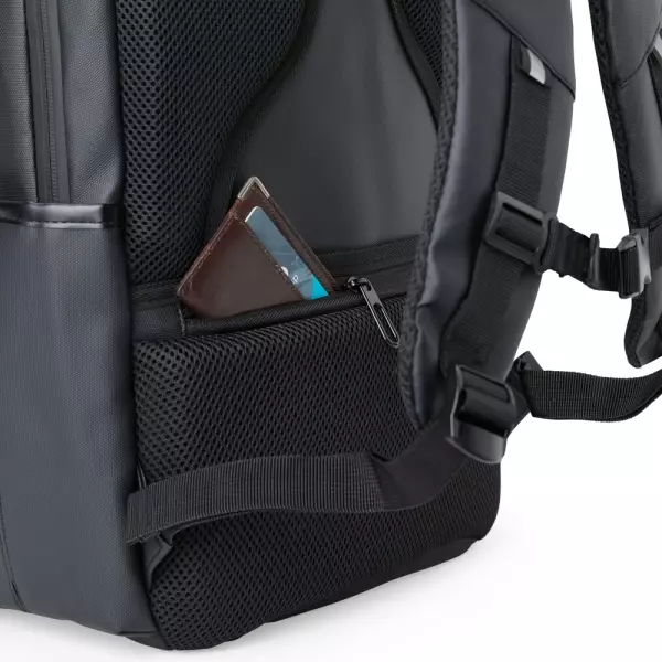Mochila de Couro Sintético USB 26L Personalizada 