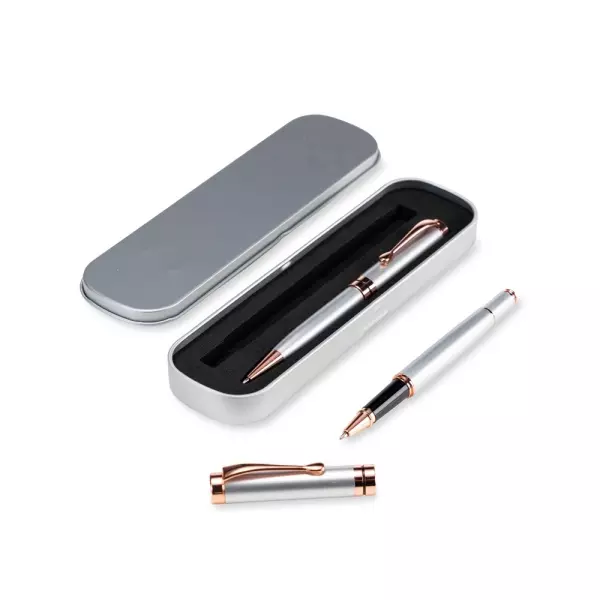 Conjunto Canetas Executivas 2 Peças Personalizado 