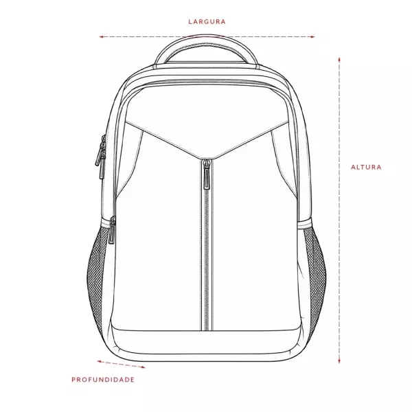 Mochila de PU 24L Personalizada 