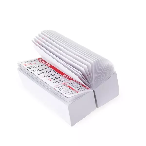 Bloco com 100 Refis de Calendário de Mesa Personalizado 