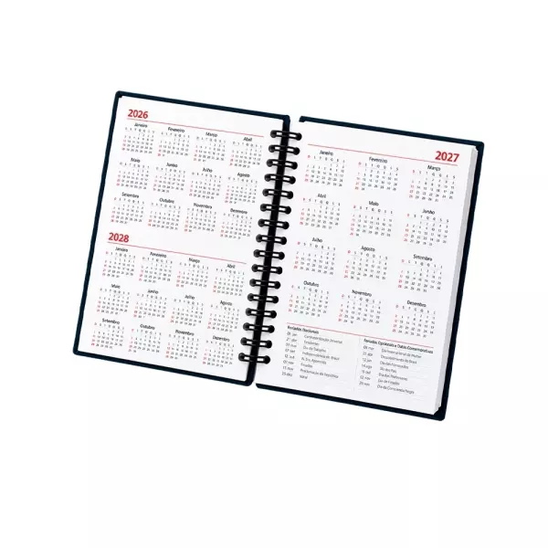 Agenda Diária 2027 Personalizada 